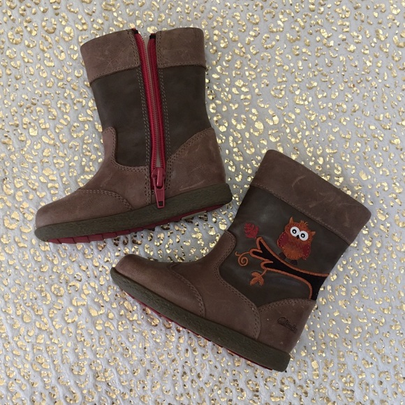 clarks toddler girl boots